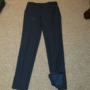 Stella McCartney navy zipper leg trousers